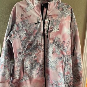 Guides Choice Soft Pink Woman’s Hunting Themed Warm Coat 2X